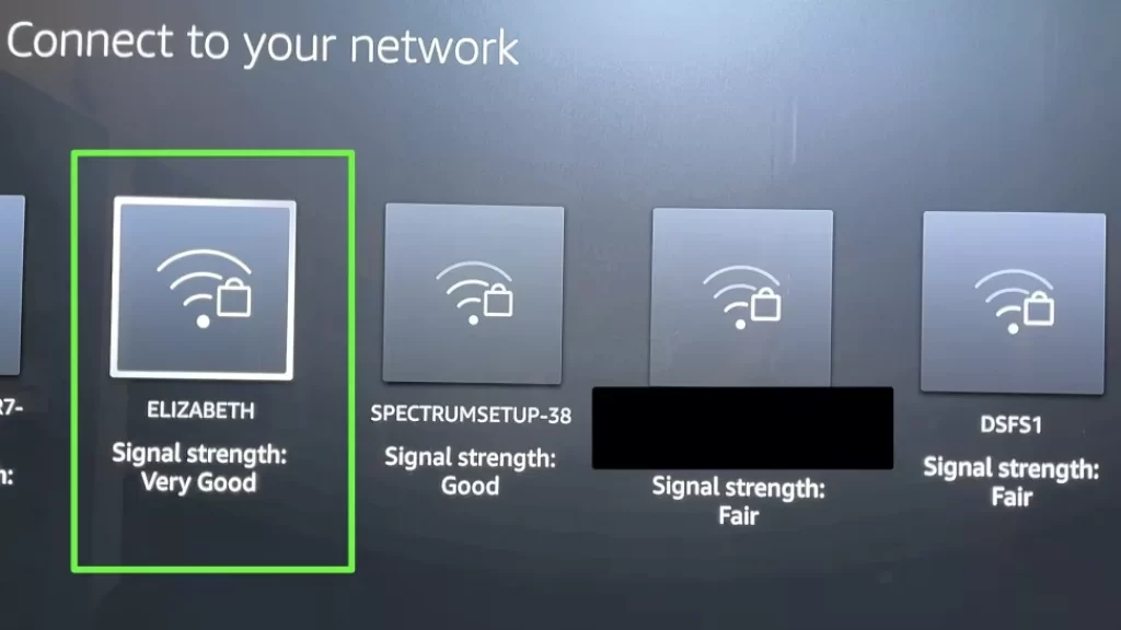 selecting network